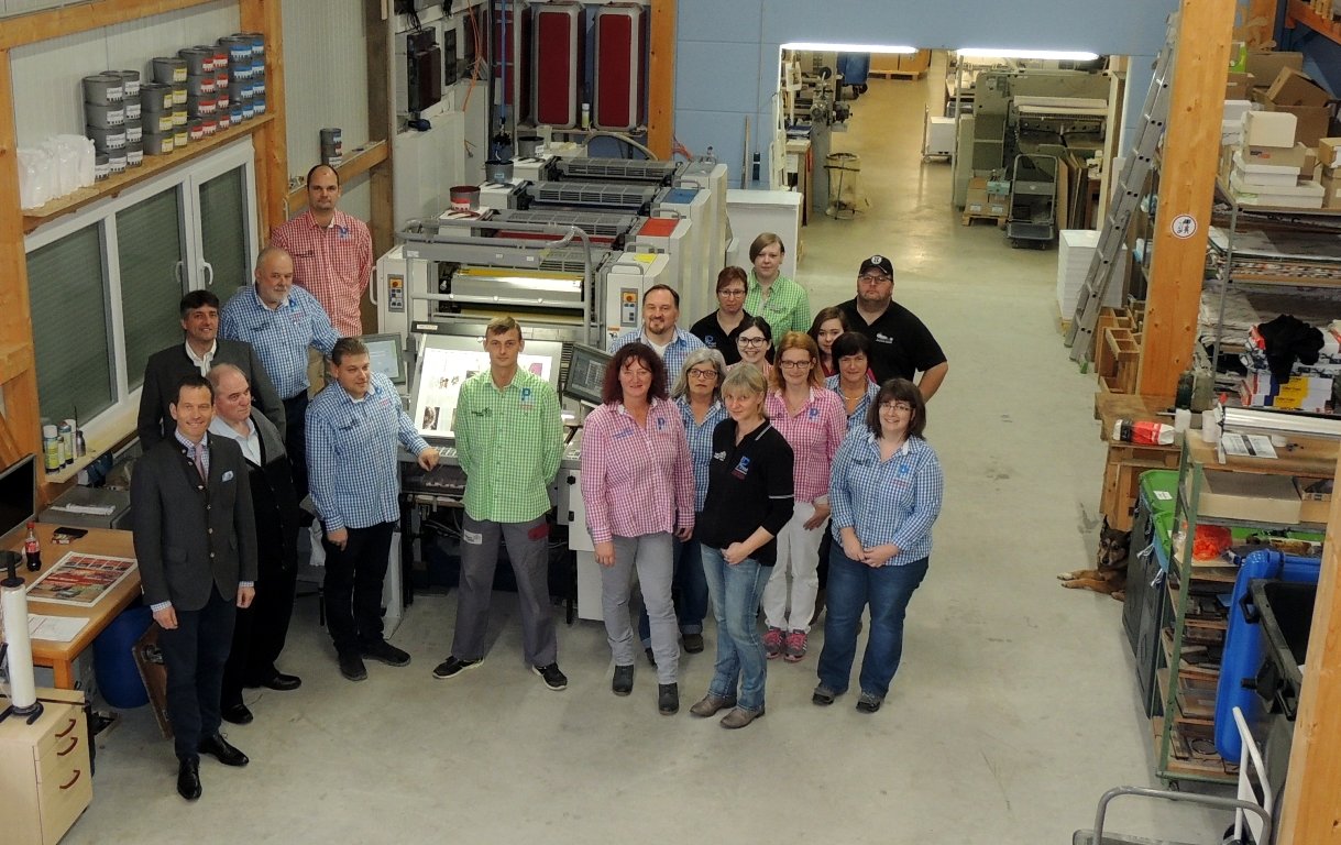 Druckerei Hutzler Promition Print Grafenwöhr Mitarbeiter Belegschaft