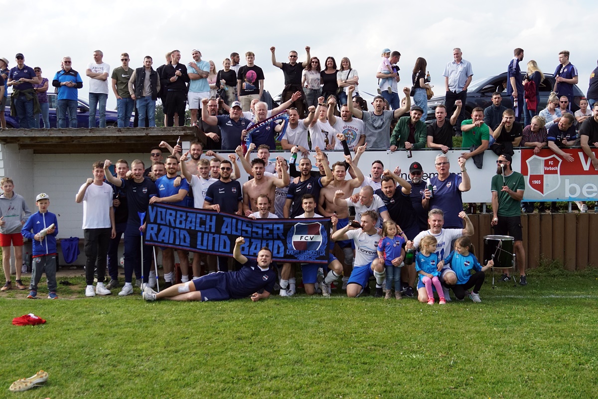 Vorzeitiger Kreisligameister FC Vorbach. Foto: Jürgen Masching