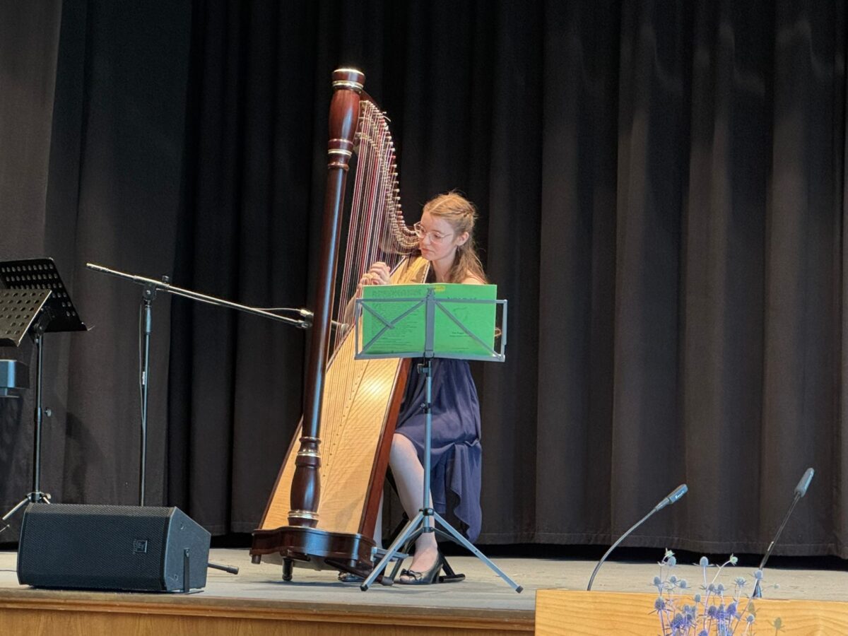 Isabella Puff an der Harve. Foto: Pfalzgraf-Friedrich-Mittelschule Vohenstrauß